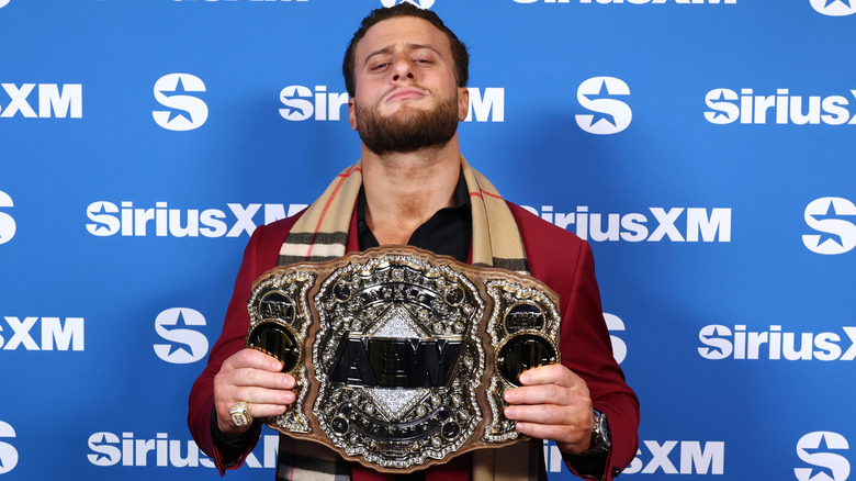 MJF holding up the Triple B