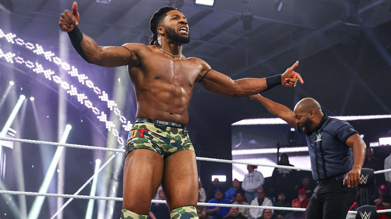 Trick Williams in a WWE ring
