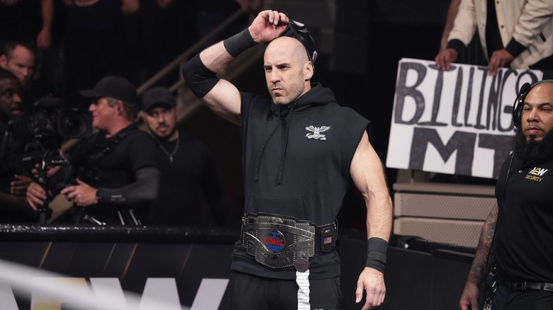 Claudio Castagnoli makes his entrance