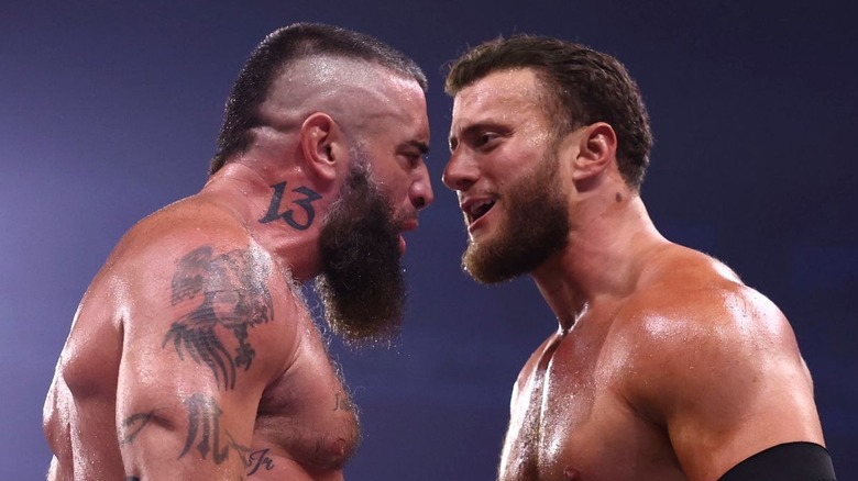 Mark Briscoe and MJF on AEW Dynamite