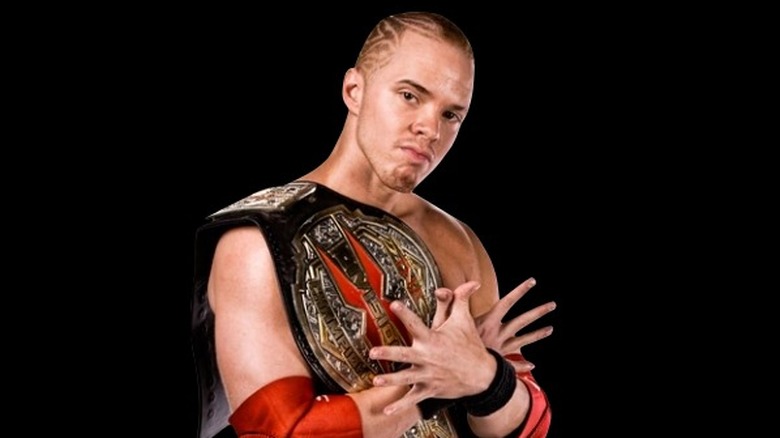 Amazing Red is holding the TNA X-Division Championship