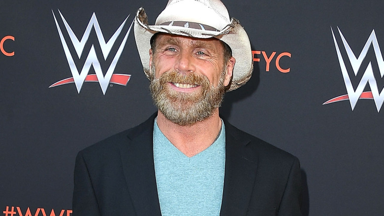 Shawn Michaels smiling