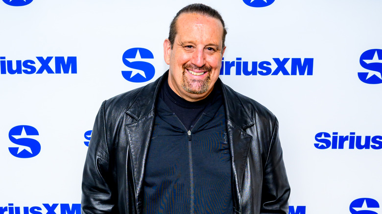 Tommy Dreamer smiles at the camera during a press event for 