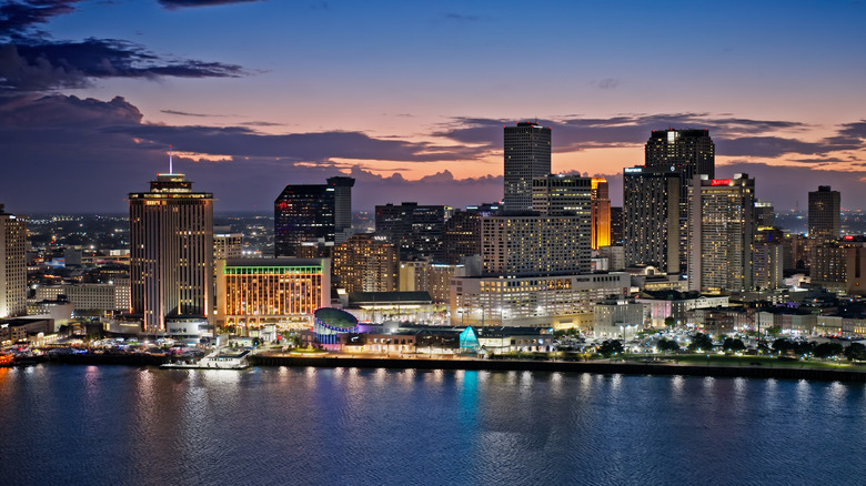 The New Orleans skyline