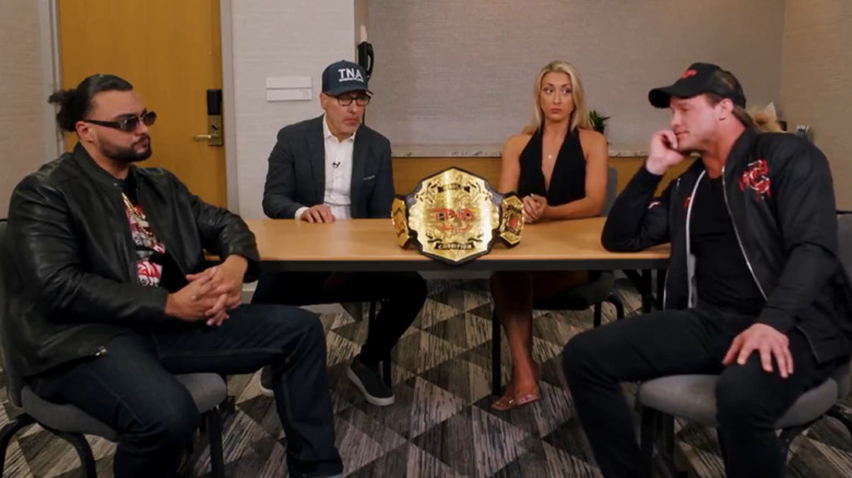 Mike Santana and Nic Nemeth face off with Carlos Silva present