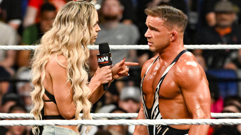 Maxxine Dupri speaks to Chad Gable on "WWE Raw"
