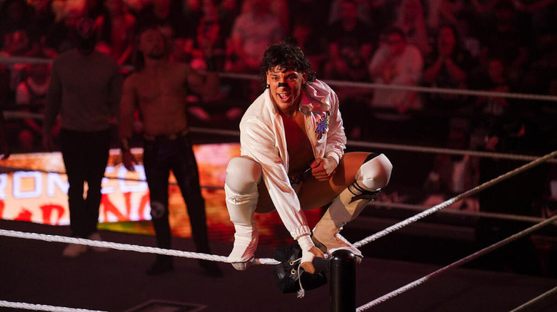 Romeo Moreno makes an entrance