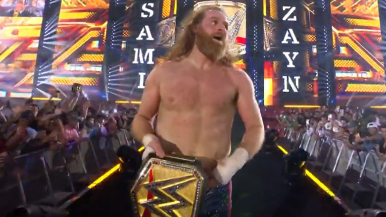 Sami Zayn wins the WWE Championship