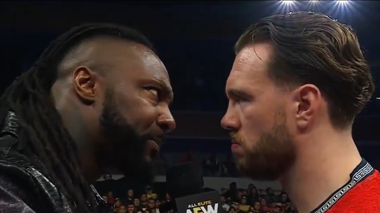 Swerve Strickland and Will Ospreay come face-to-face