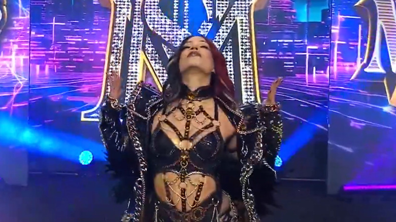 Mercedes Mone makes her entrance