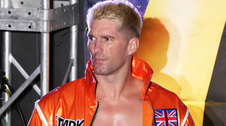 Zack Sabre Jr. makes an entrance