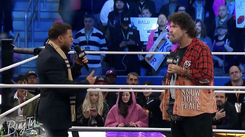 MJF and Foley both in the ring