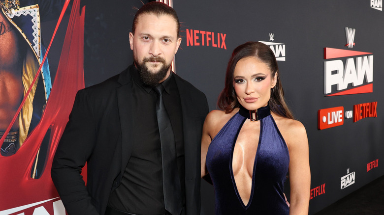Karrion Kross standing next to Scarlett
