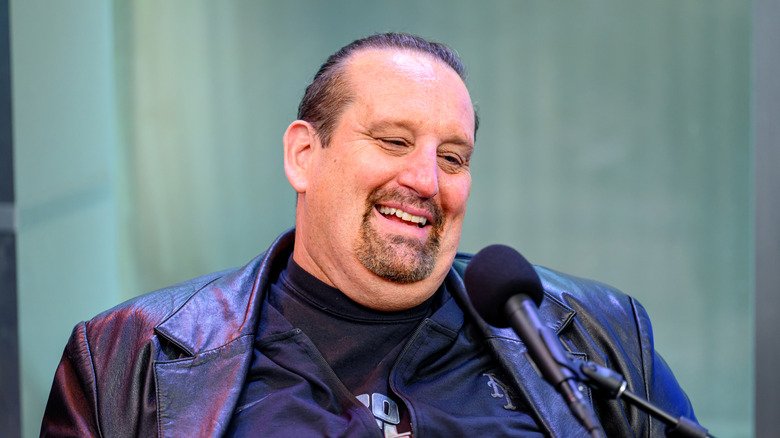 Tommy Dreamer laughing as he gets away with it again