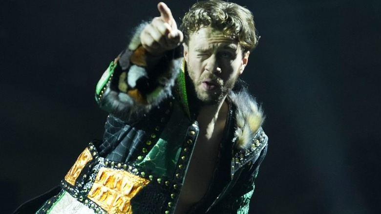 Will Ospreay pointing