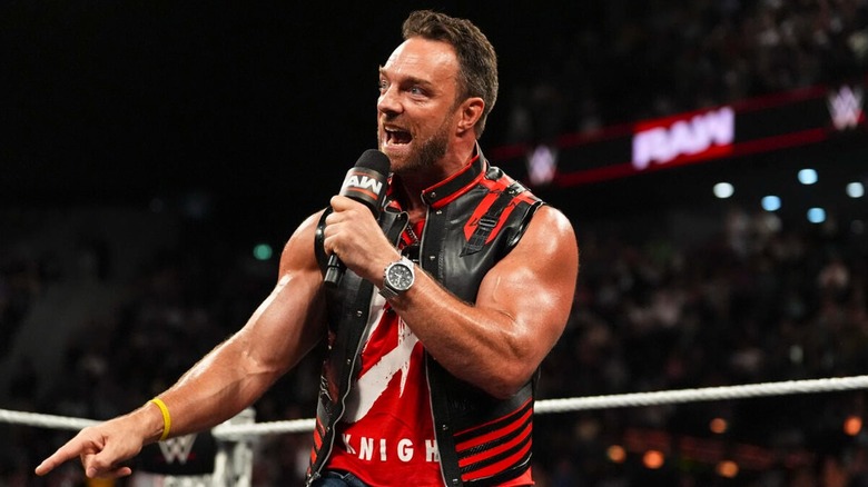 LA Knight talking on WWE Raw