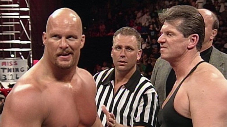 Stone Cold Steve Austin and Vince McMahon on WWE Raw