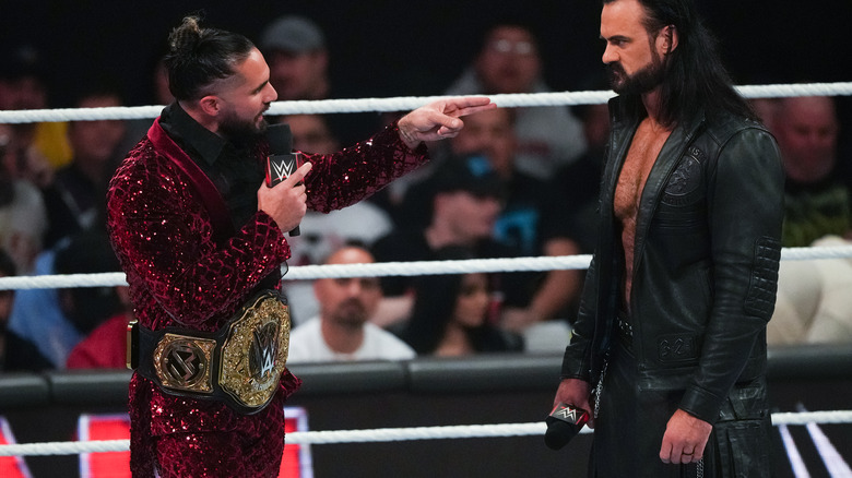 Seth Rollins dresses down Drew McIntyre